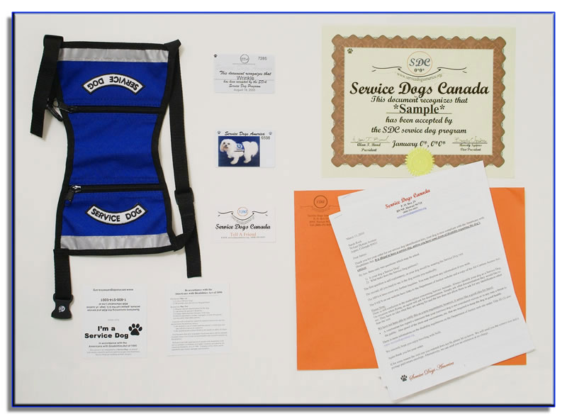 canadian service dog registration